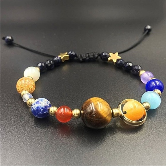 Natural Stone Galaxy Solar Bracelet You’re The Sun - Picture 4 of 5